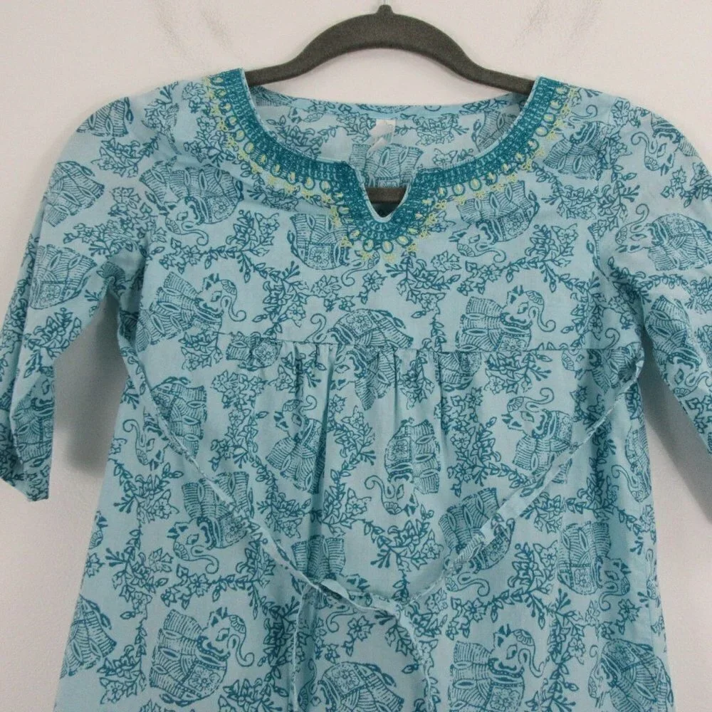 Calypso St Barth For Target Blue Floral Top
